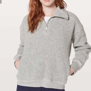 lululemon Stand Out Sherpa Half Zip